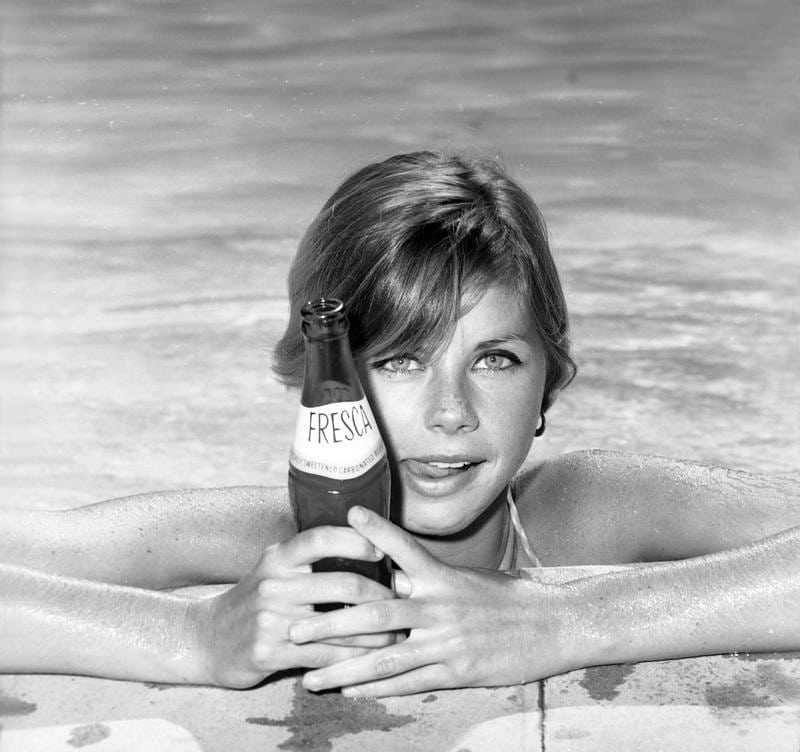 Jan Smithers in the pool