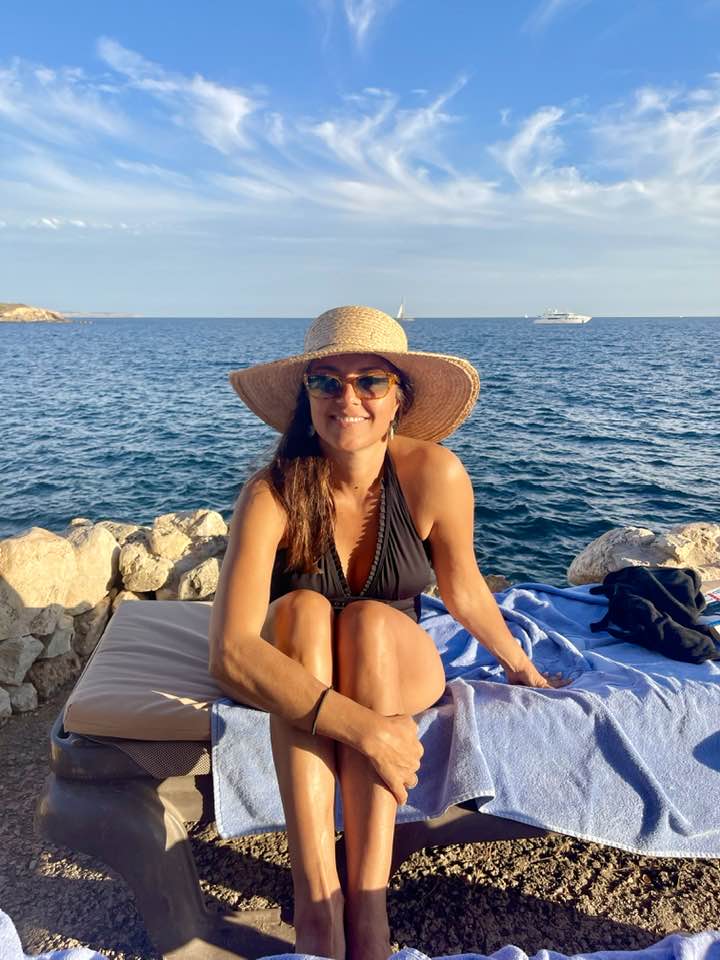 Rachel Campos-Duffy in bikini