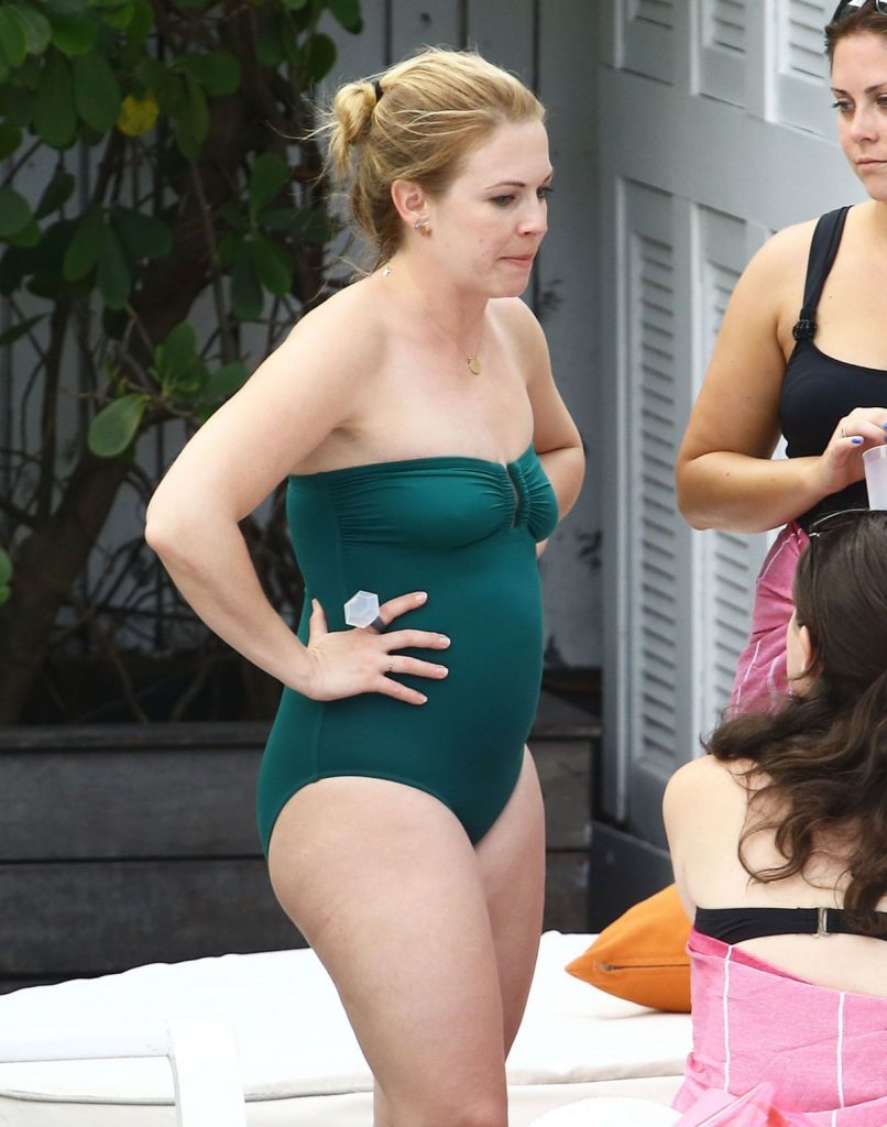 Melissa Joan Hart is looking good in a bikini. 