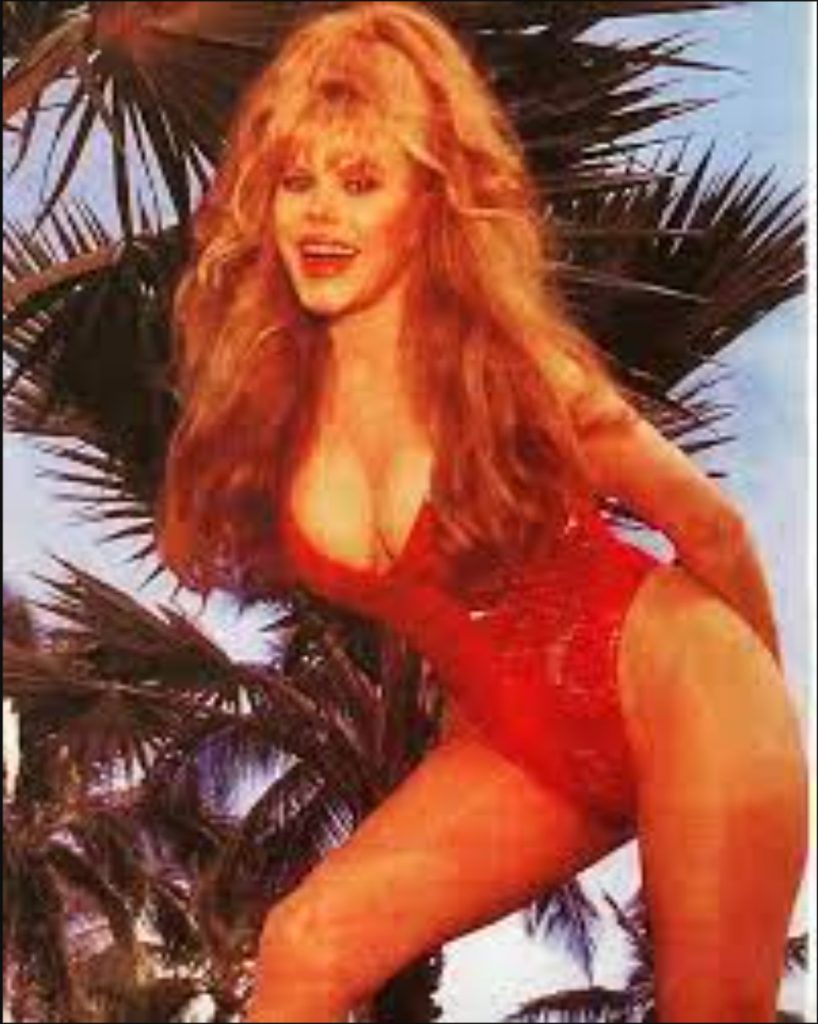 Charo red bathing suit