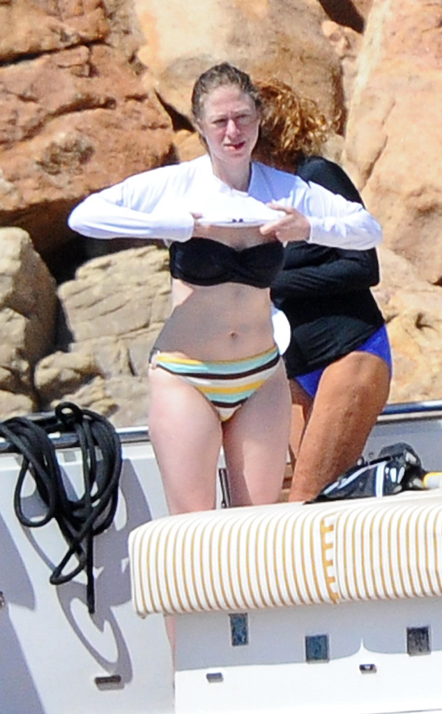 Chelsea Clinton is looking astonishing in a bikini. 