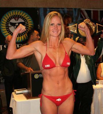 Holly Holm in bikini