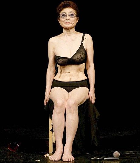 Yoko Ono bikini photo