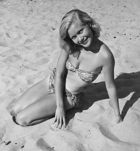 Inger Stevens Bikini Photo