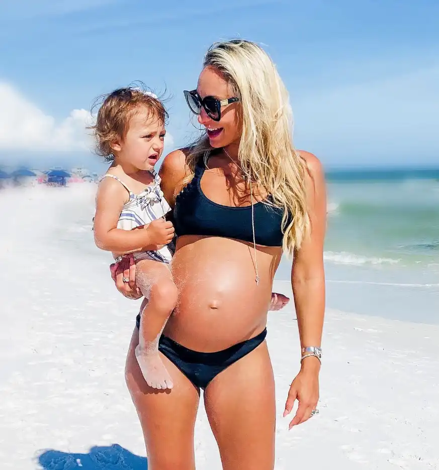 Reagan Charleston in Bikini On the Beach