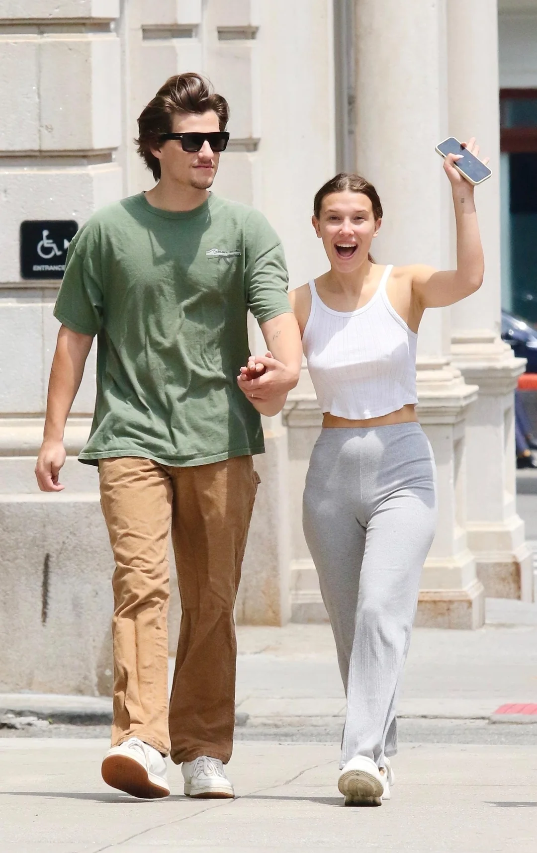 Millie Bobby Brown and Jake Bongiovi