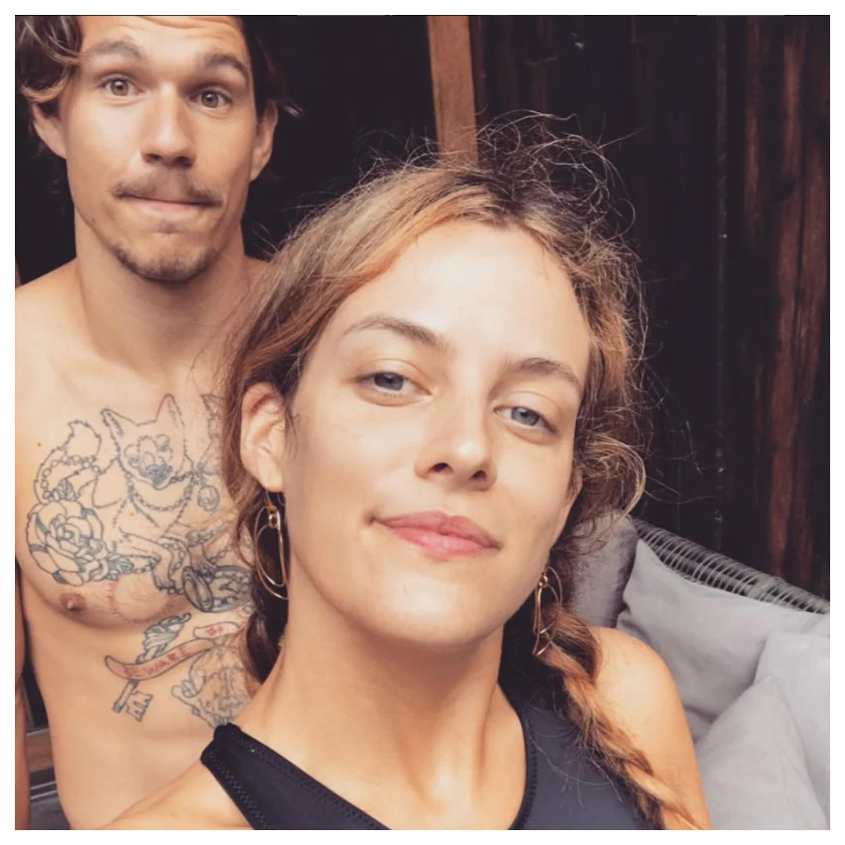 Riley Keough with husband Ben Smith-Petersen