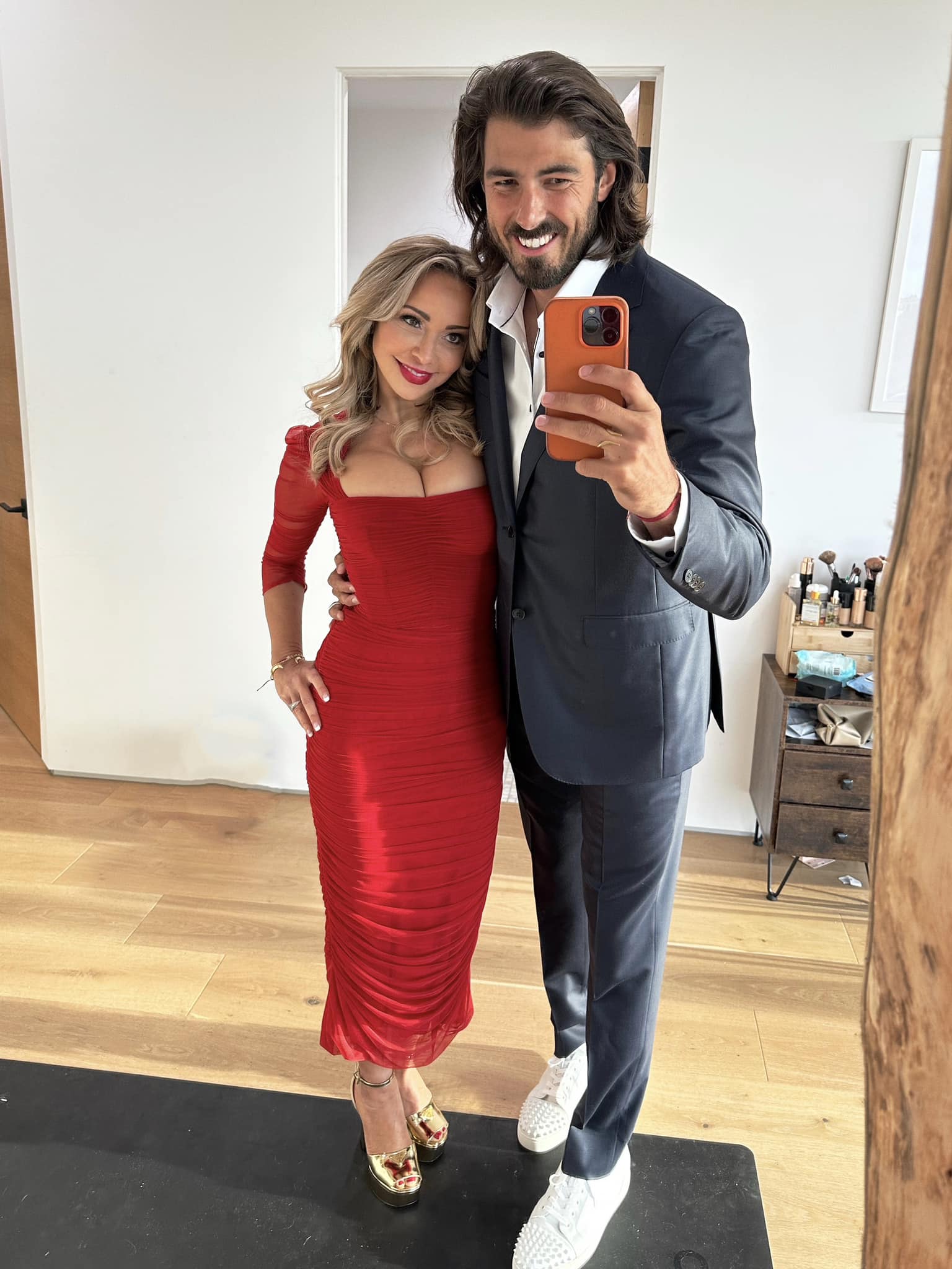 Tara Strong and Willie Morris